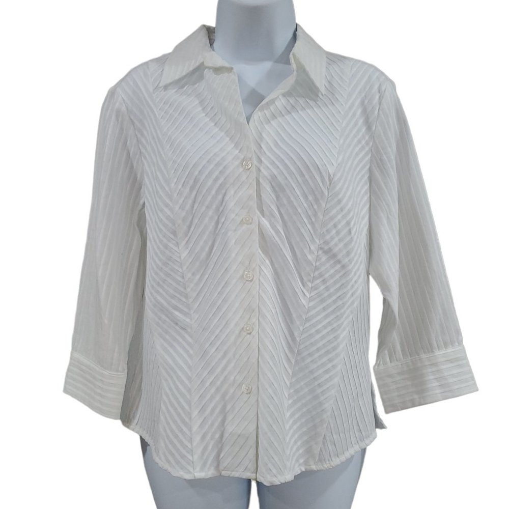 COLDWATER CREEK 3/4 Sleeve Shirt  Size S